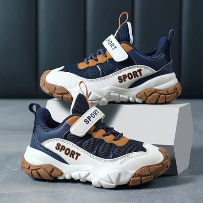 Haust barnabörn strákur sneaker tíska sætur hönnun úti íþróttaskól