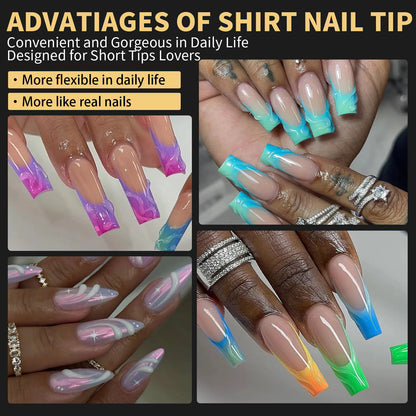 120/140pcs Almond Stiletto False Nail Tips Clear Soft Fake Nails Extension For Home DIY Nail Salon Manicure Press On Nails