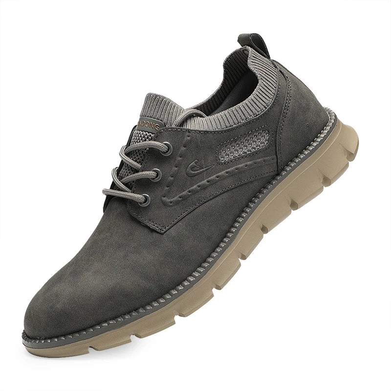 Spring Autumn Mens British Style Leather Casual Shoes Retro Fashion For Gentleman Big Size 48 49