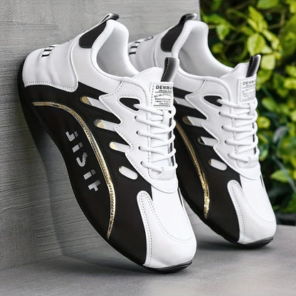 Luxury Men's Sneakers High Quality Leather Casual Shoes for Men Fashion All-match Sport Shoes Platform Comfor Men Running Shoes