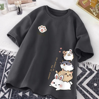 Japansk söt hamster stil söt tryck dagligen slit