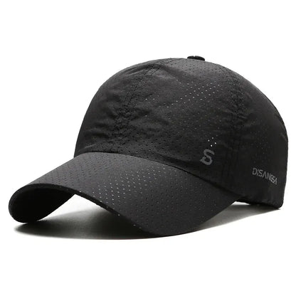 Original design løpende hette tynn rask tørkende pustende and tunge utendørs menns sol sommerfiske avisor baseball cap