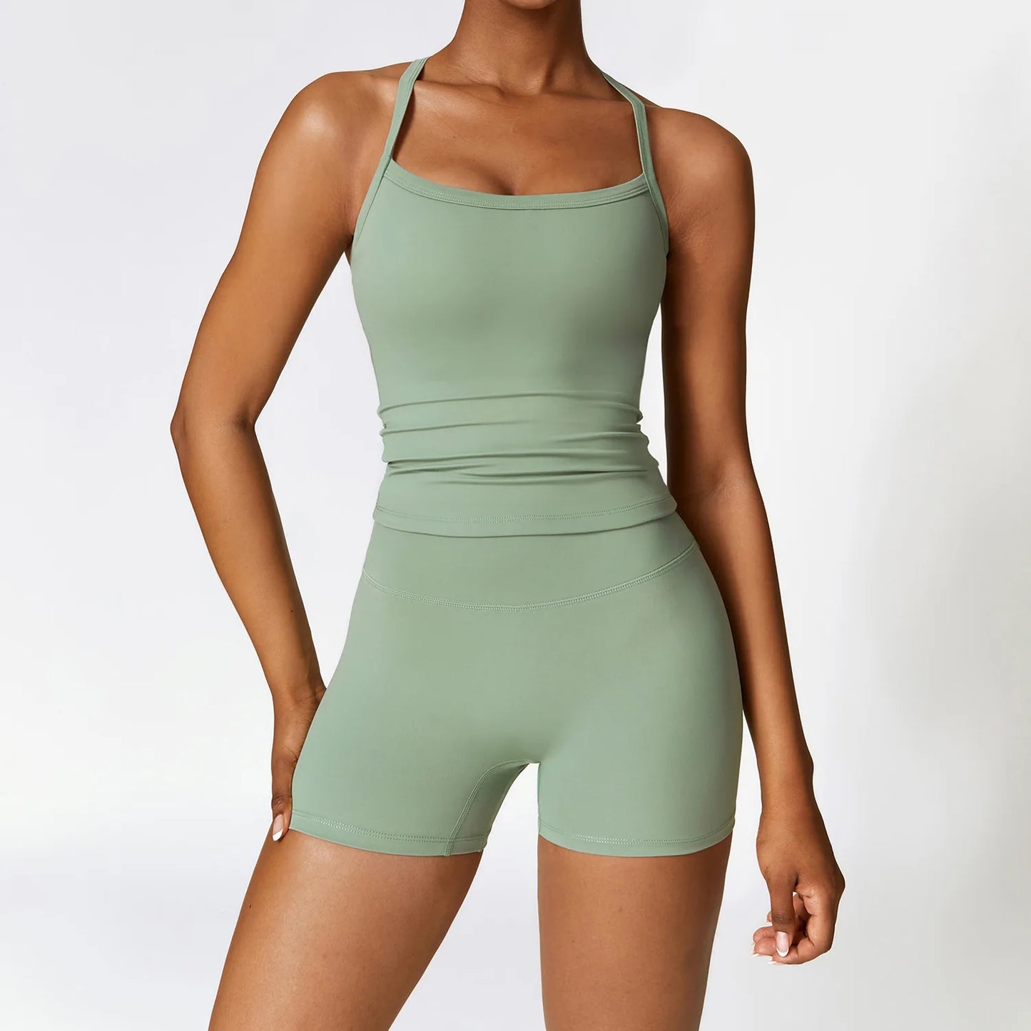 2 pezzi abbigliamento sportivo set da palestra abbigliamento da abbigliamento sport yoga si adatta donne set di fitness set trackuit sports reggiseno ginnase ginging