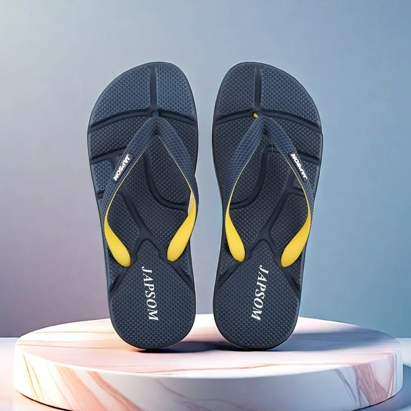 Blue nudd inniskór karlar flip flops Big Size 49 50 frjálslegur rennibrautir karlar fjara flip flops menn Eva inniskór Sumar chanclas hombre