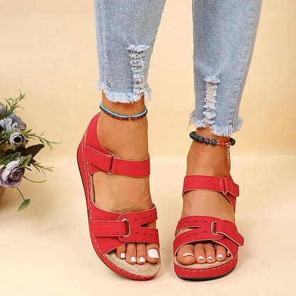 Sandale cu pană de vară pentru femei 2023 New Fashion Non Slip Beach Pantofii Femeie ușoară platformă casual Sandalias Mujer plus dimensiune