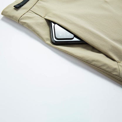 JNLN Men's Women's Quick-Dry Shorts Summer Running Hiking Shorts With Zipper Pockets For Camping Trekking Climbing Oversize