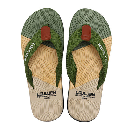 2024 Nýr tískumaður flip flops úti sumarströnd inniskór fyrir karla frjálslegur flip flops ekki miði skór inniskór karl