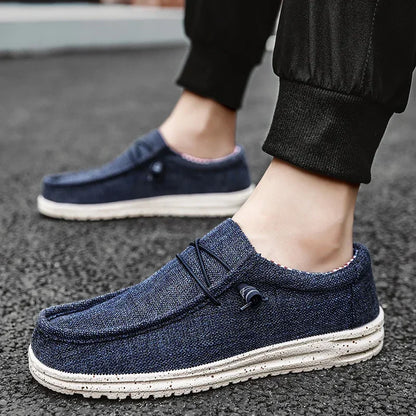 Men's Mesh Loafers Autumn Mens Vulcanized Shoes Breathable Lightweight Hiking Outdoor Sports Shoes Zapato Abierto Scarpa Aperta