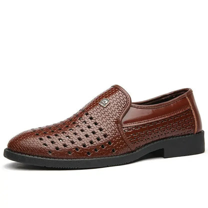 Scarpe casual per uomini estate ferenti ferenti piatti eleganti slittati su mocassini per feste di nozze non slip walking zapatos