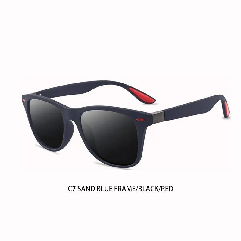 Polarizační sluneční brýle unisex Square Vintage Sun Glasses Slavná značka Suglases Polarizační brýle Retro feminino ženy muži