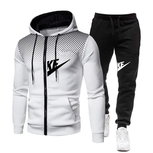2025 NOWOŚĆ WYSOKIEJ WYSOKIEJ WYSOKIEJ JESTNIE I Zima Męskie Wear, Bluzy, swobodne suwaki, męskie odzież sportowa, zwykłe spodnie sportowe męskie