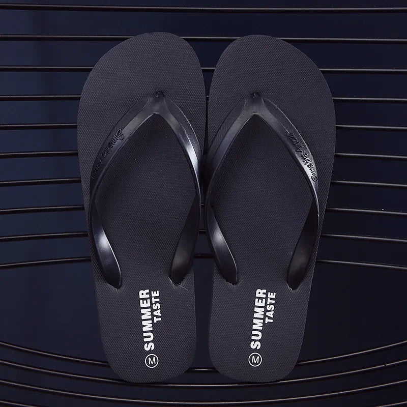 Menn sko sommerstrandsandaler anti-skli mote utendørs pustende casual par strand sandal flip flops sko tøfler menn