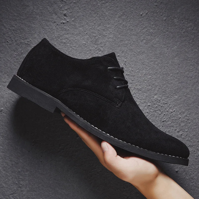 Chaussures pour hommes England Trend Chaussures décontractées Suede mâle Oxford Mariage de mariage Dress Chaussures Chaussures Men Flats Zapatillas Hombre Plus taille Mn