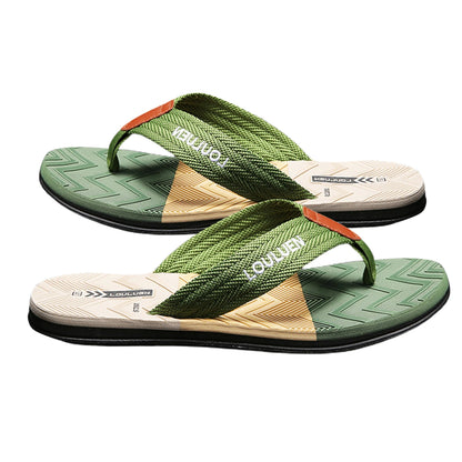 2024 Nýr tískumaður flip flops úti sumarströnd inniskór fyrir karla frjálslegur flip flops ekki miði skór inniskór karl