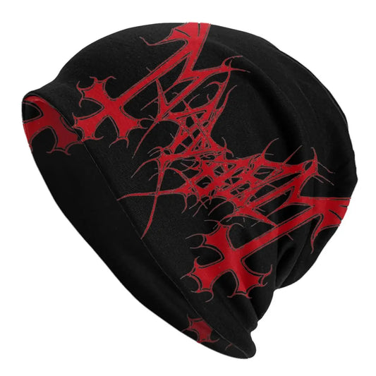 Women Men Mayhem Norway Band Red Edition Winter Skullies Beanie Outfits Bonnet Knitting Hats Fashion Warm Hats Gift for Birthday