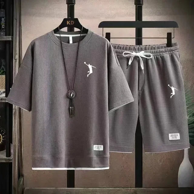 T-shirt masculin et shorts décontractés, vêtements de sport respirants et élégants, vêtements de sport haut de gamme élégants, nouveau pour l'été 2025