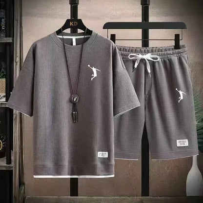 T-shirt masculin et shorts décontractés, vêtements de sport respirants et élégants, vêtements de sport haut de gamme élégants, nouveau pour l'été 2025