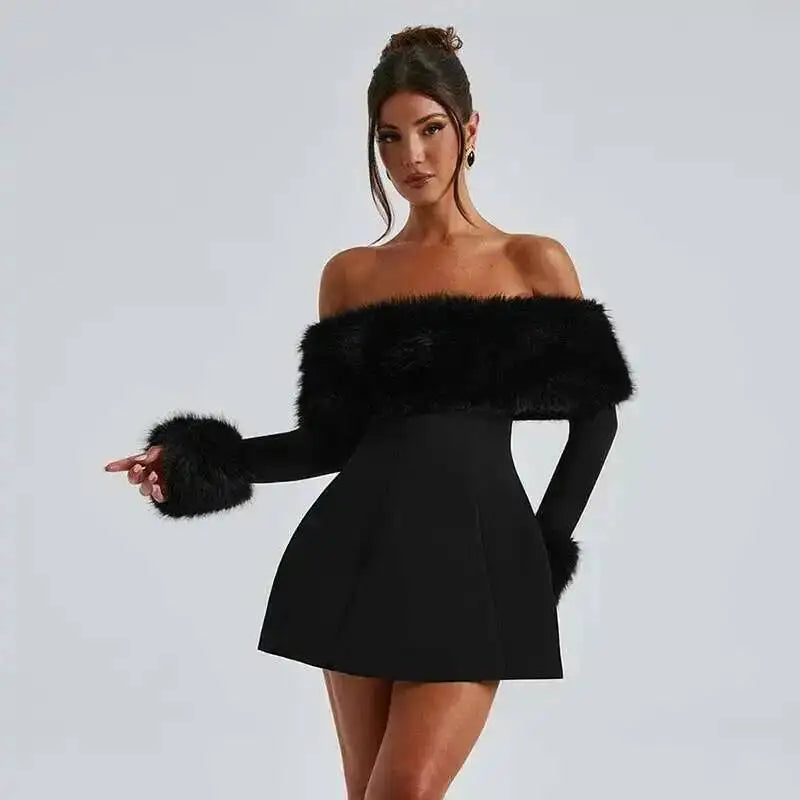 Avrilyaan Button Backless Bodycon Short Sexy A-line Dress Women Nightclub Party Dress Long Sleeve Mini Autumn Dress Vestidos