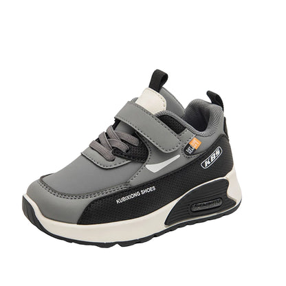 PU Leather Sport Shoes for Children 2025 Trend Fashion Kid's Sneakers Pehmeä Polted Outdoor Boy's Girl's Ruoren kengät