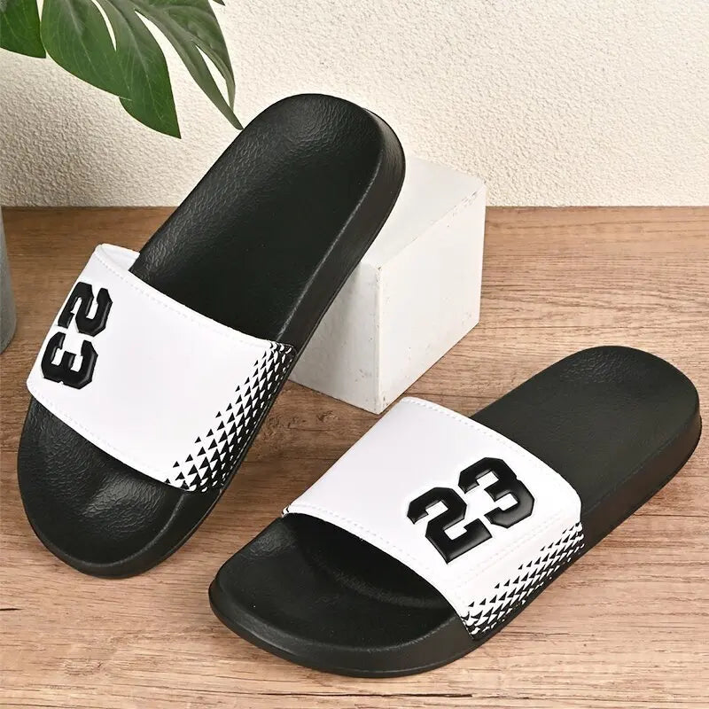 2025 Mens Slippers Mulheres deslizam casais de verão Sapato de praia Pontas macias Mulas de deslizamento Men Slippers Colo Casual Tamanho Big Size 37-48