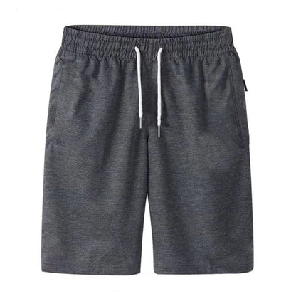 Mens Sports Pocket Solid Drawstring Board Trunk Beach Short Pants Shorts Summer Thin Trousers Zippered Pocket Loose Sweatpants