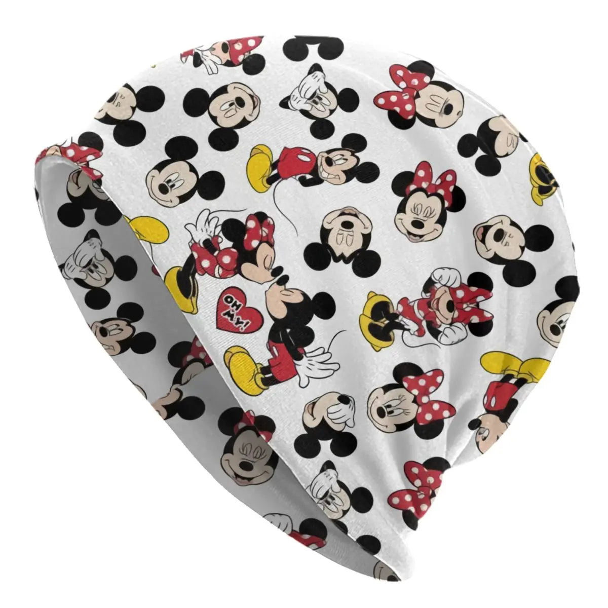 Disney Mickey Mouse Minnie Skullies Beanies Caps For Men Women Unisex Street Winter Warm Knitting Hat Adult Bonnet Hats