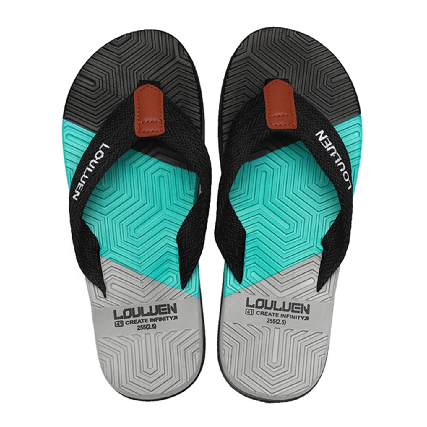 2024 Nýr tískumaður flip flops úti sumarströnd inniskór fyrir karla frjálslegur flip flops ekki miði skór inniskór karl