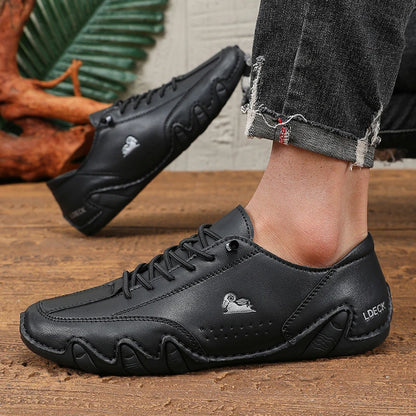 Uomo primaverile sneaker a basso taglio moca