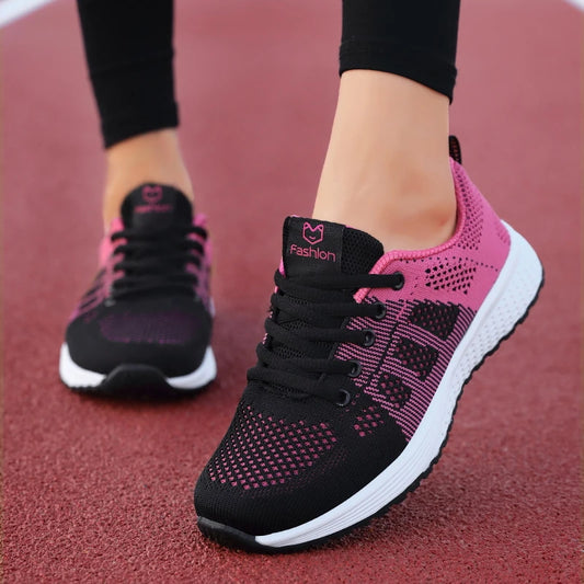 2024 Mujeres zapatos deportivos plataforma de moda zapatillas de zapatillas de primavera de invierno