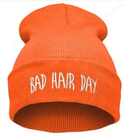 New THUG LIFE Black Letter Beanie Unisex Fashion Hip Hop Mens Beanies Knitted Caps for Women Skullies Gorros Bonnets Hat