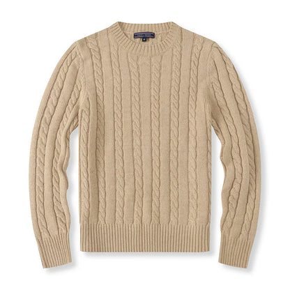 Runde Nackenpullover modische Jacke Top Stricker Sweater lässig Pullover Männer Kleidung 2025 Herbst/Winter Sport Jugend 6 Stil