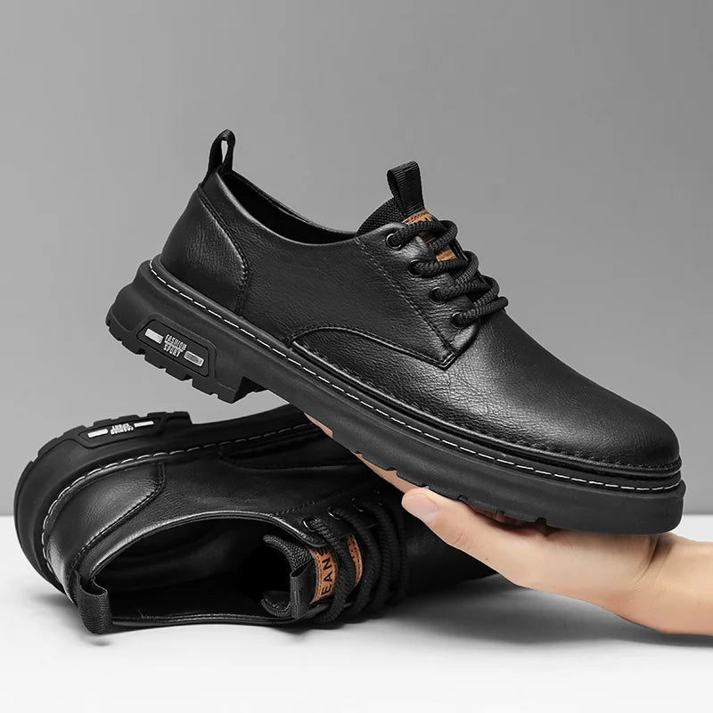 Pomladi visokokakovostni moški brogue britanski čevlji za obleke oxford moški gospod usnjena obutev stanovanja moški črni loafers Zapatos hombre