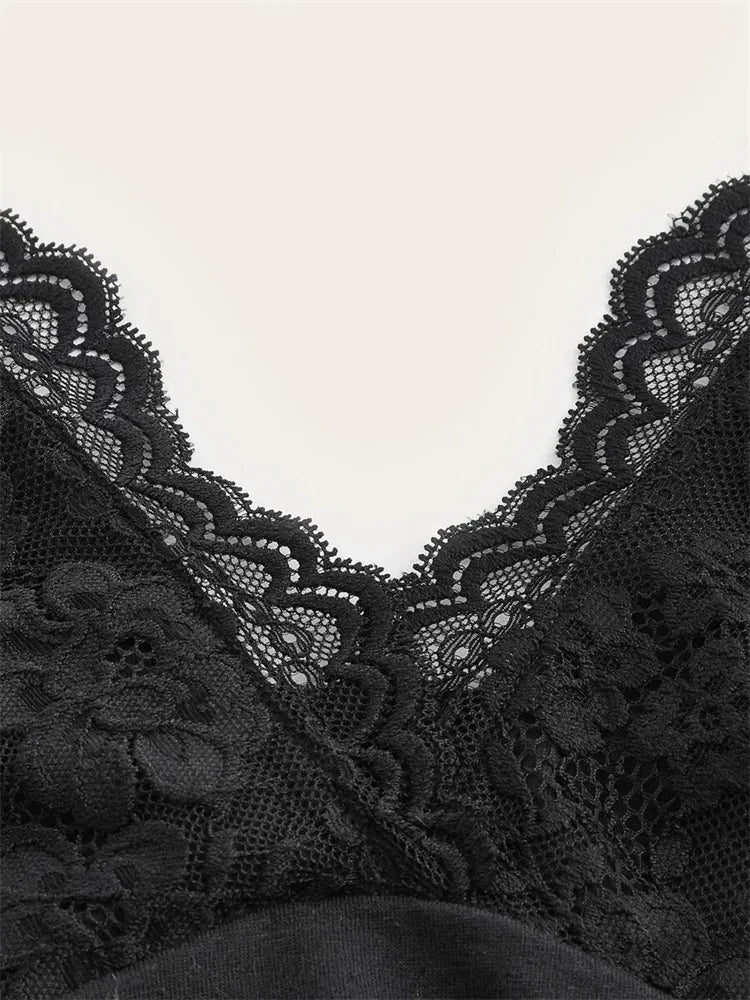 Lace v-aukko riiman naisilla kesällä seksikäs grunge punk goth backless Ruched sato Cami Top Streetwear y2k vaatteet 2024