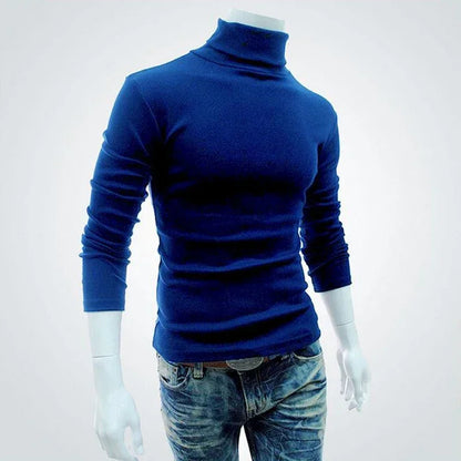 Frühling dünne Männer Rollkragenpullover schwarze Pullover Kleidung für Männer Baumwolle Harajuku gestrickt