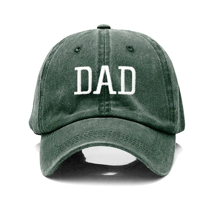 DAD MOM Embroidery Pure Cotton Men's Baseball Cap For Man  Womne's Fashion Sport Golf Caps Sun Hat Dropshipping