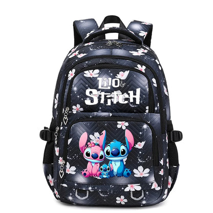 Lilo Stitch Waterproof Large Capacity Backpack for Women Girls Daypack Lightweight Schoolbag Casual Travel Knapsack