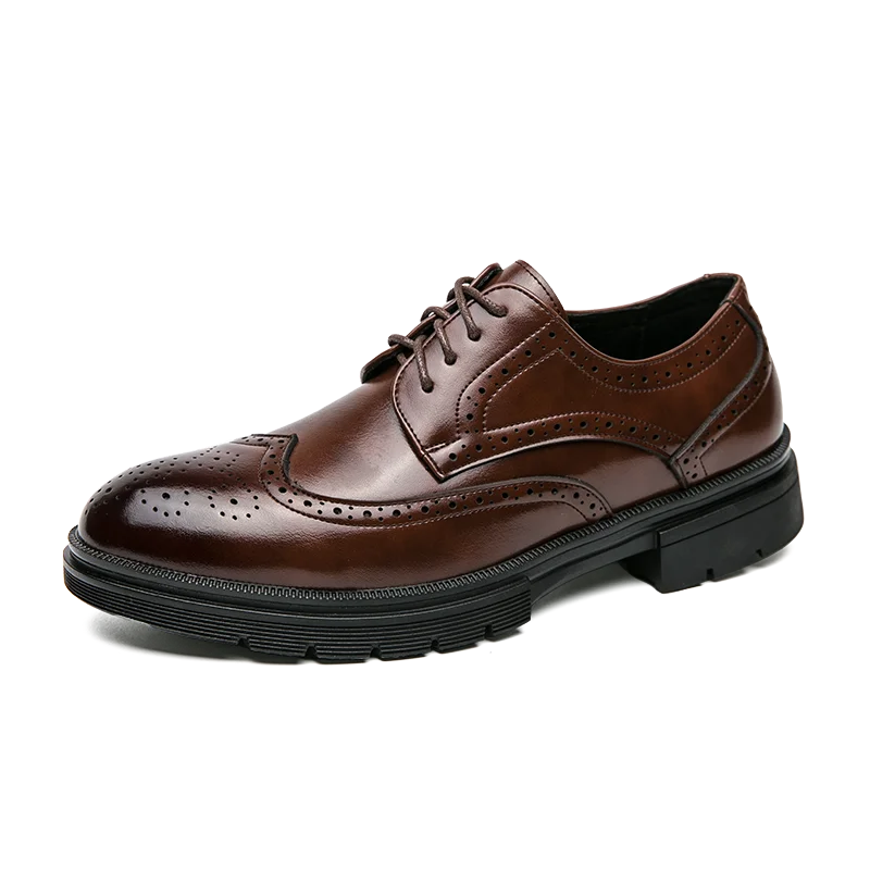 Alta qualidade masculina Sapatos Oxford Sapatos de Moda Bottom Moda Business Designer masculino Sapatos de couro casual brilhante