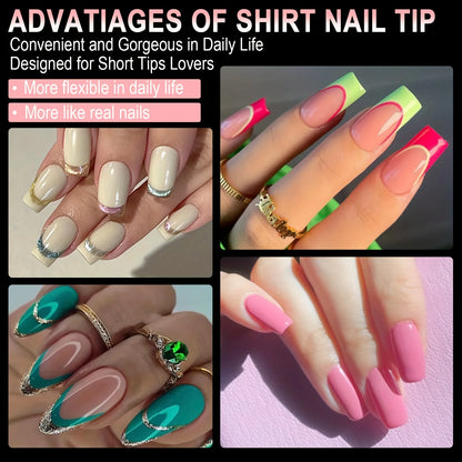 600pcs Gel Nail Tips Half Matte Clear Acrylic Nail Tips False Nail Tips for Nail Extension Manicure Tools for Nail Art Salon
