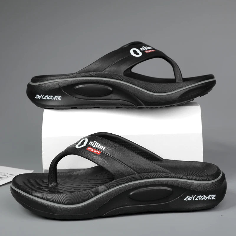 Men's Slippers Flip Flops Outdoor Indoor Comfortable Soft Slides Casual Shoes Men Beach Sandals Outdoor Men Women Home Slippers