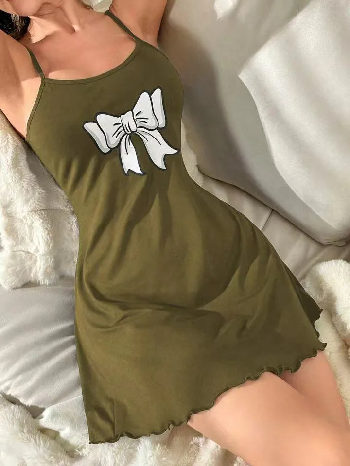 Lingerie Dress Sleeping Wear for Woman Pajamas Sexy Sleepewear Women's Pajama Dress Sleepwear Piece Summer Night Shirts Ladies
