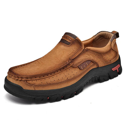 Pantofi pentru bărbați din piele autentici pentru bărbați de înaltă calitate, adidași, încălțăminte de agrement rezistentă la modă, pantofi pentru bărbați în aer liber, zapatos hombre