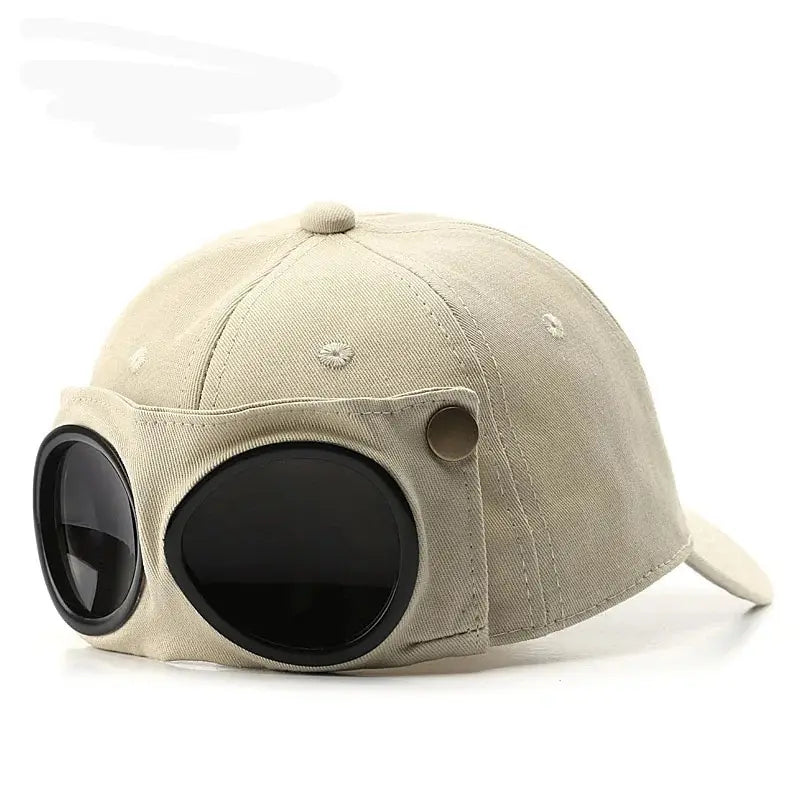 Aviator Hat Tide Korean Version Personlighetsglasögon Cap Herrens solglasögon Solshade Spring and Summer Versatile Tide Baseball Cap