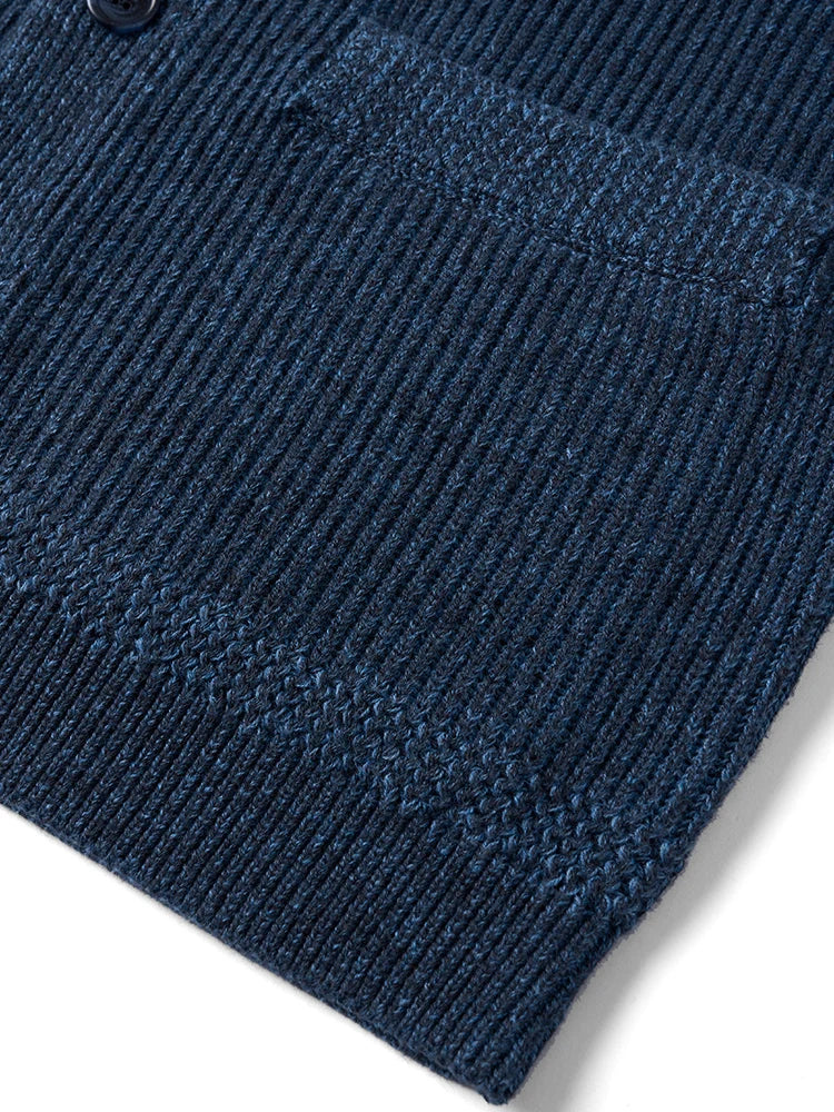 Simwood High Standard Autumn nieuw aankomsten SHAWL COLLAR CARDIGAN MANNEN 7 GAAGE VINTAGE SWEATER JAAKTEN KNITTWEAR