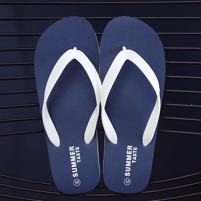 Menn sko sommerstrandsandaler anti-skli mote utendørs pustende casual par strand sandal flip flops sko tøfler menn