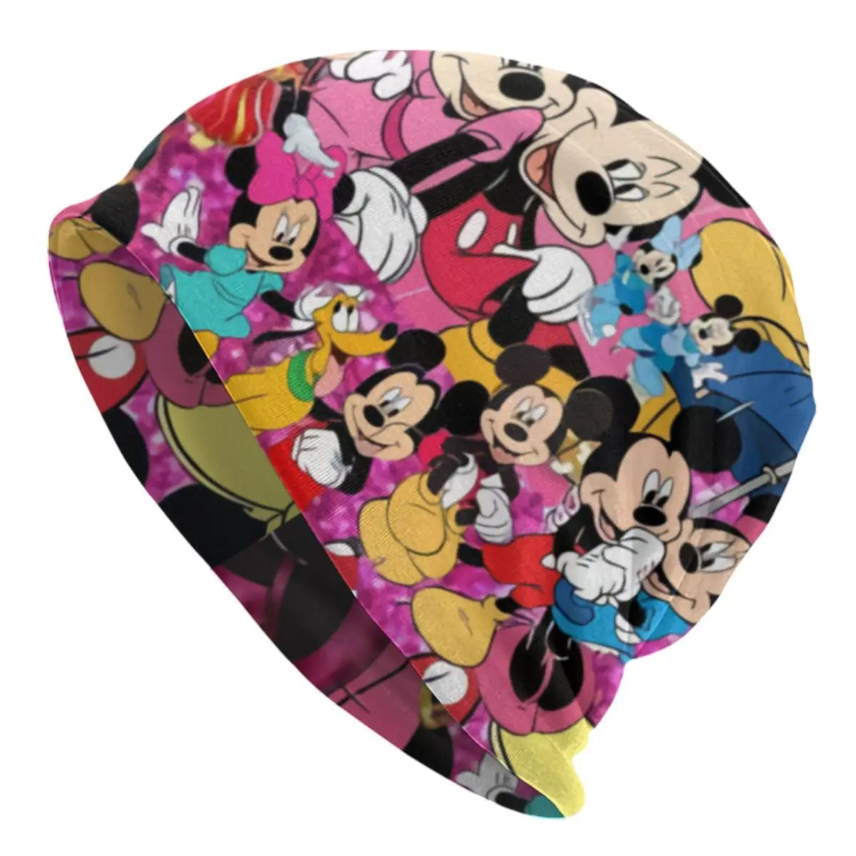 Disney Mickey Mouse Minnie Skullies Beanies Caps For Men Women Unisex Street Winter Warm Knitting Hat Adult Bonnet Hats