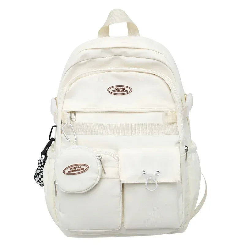 2024 New Multi-pocket Women Backpack High Quality Youth Waterproof Backpacks for Teenage Girls Boys Female School Bag Bagpack