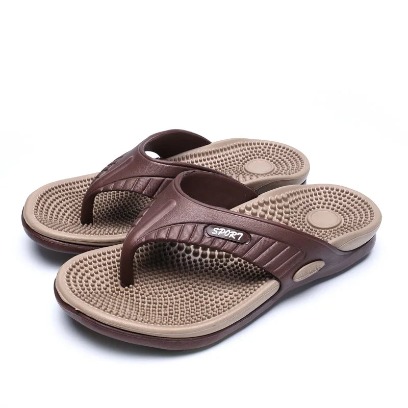 YZL Męskie klapki masaż granulki mężczyzn Kapcie wygodne sandały plażowe mężczyzn Sandałów Casual Buty Dom Flip Flip Buty łazienkowe