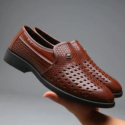 Scarpe casual per uomini estate ferenti ferenti piatti eleganti slittati su mocassini per feste di nozze non slip walking zapatos
