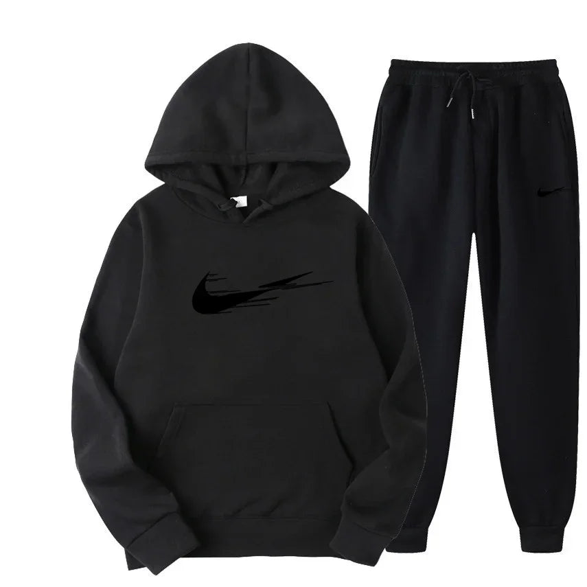 2025 Nieuwe heren- en damesmode vrije tijd sportkleding buiten fitness jogging hoodie set sport luxe hoodie+broek set kleding