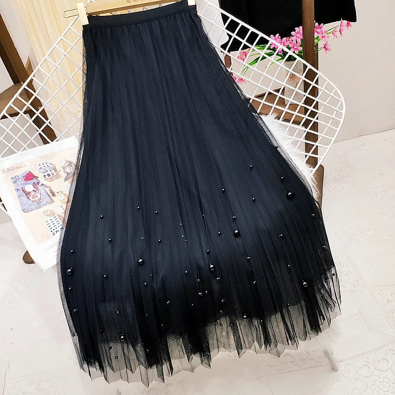 Woman Clothing Casual Elegant Summer Embroidery Streetwear Party Y2k Skirt Fashion Clothes Vintage Long Skirt Ethnic Style
